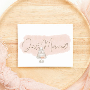 Moderne Boho Rose Élégant Floral Mariée