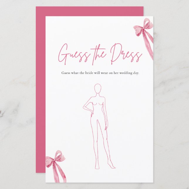 Moderne Bow Rose Devinez La Fête des mariées Robe  (Devant / Derrière)