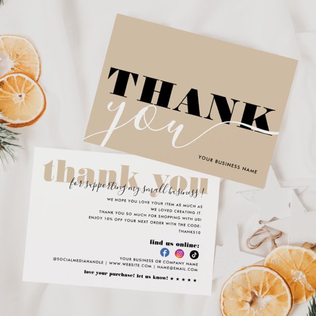 Moderne Business Merci Bon d'achat Minimaliste (Créateur téléchargé)