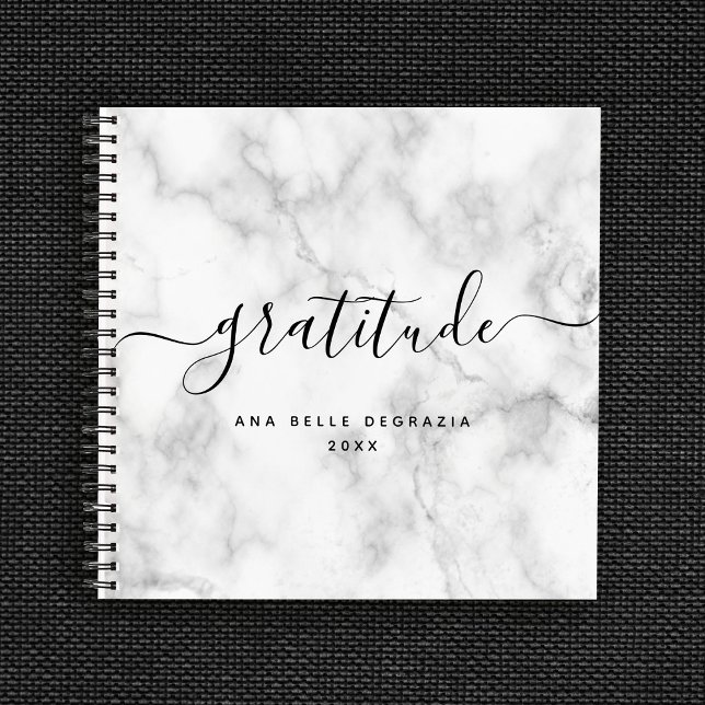 Moderne Calligraphie Minimale Journal de Gratitude (Créateur téléchargé)