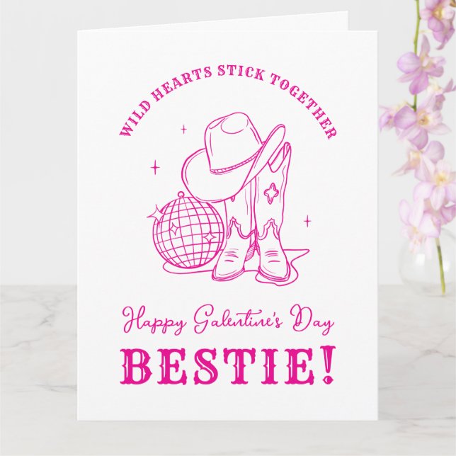 Moderne Carte de la Saint-Valentin Rose pour Meill (Orchidée)