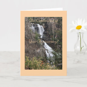 Moderne, Cascade, Carte Anniversaire