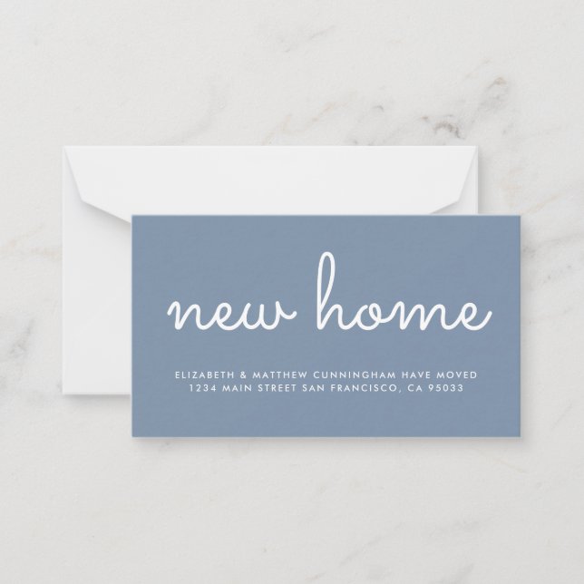 Moderne Chic et amusant Nouveau Faire-part (Devant)