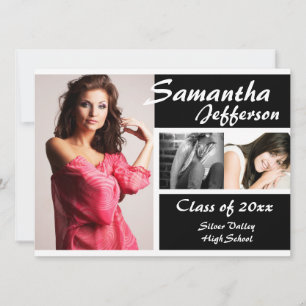 Moderne Chic Faire-part de graduation, Grande