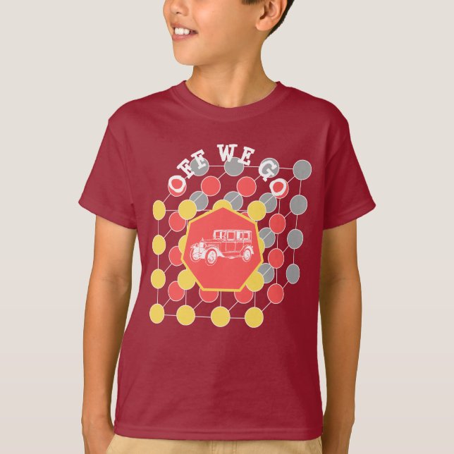 Moderne Chic Off We Go Boys T-Shirt (Devant)