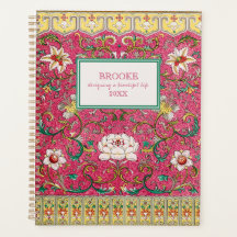 Moderne Classic Pink Chinoiserie Planner