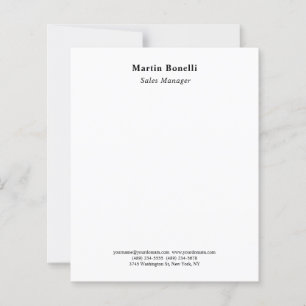 Moderne Classique Professionnel Noir & Blanc