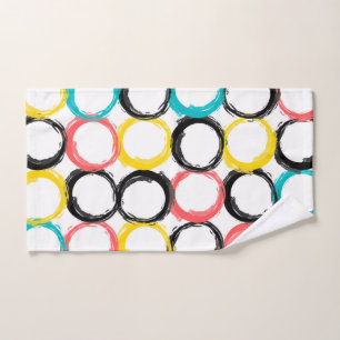 Moderne, coloré, cool, unique, cercles tendance