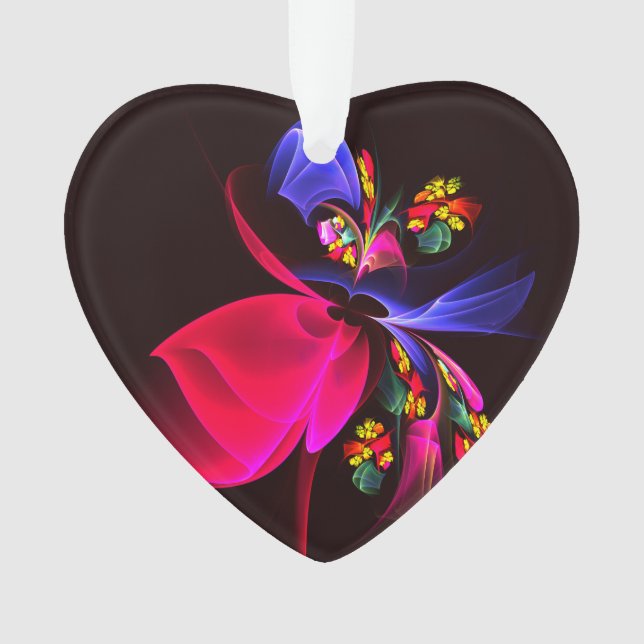 Moderne coloré Floral Abstrait Art Motif #06 (devant)