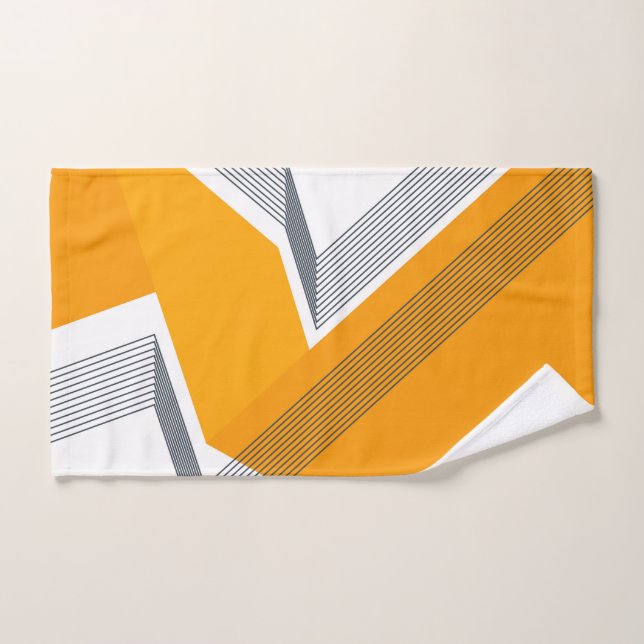 Moderne, cool, tendance, urbain, art géométrique s (Serviette à main)