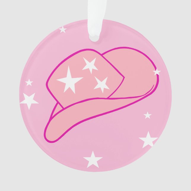 Moderne Cowgirl Casquette occidentale rose (devant)