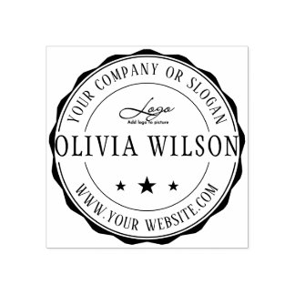 Moderne |Créez votre propre entreprise Logo tampon