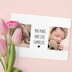 Moderne Deux Photos   Vous rendez notre vie complè