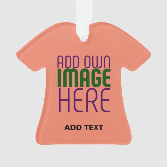 MODERNE ÉDITABLE PEACH ORANGE IMAGE MODÈLE TEXTE (devant)