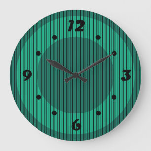 Moderne, élégant, abstrait, décoratif, horloge