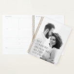 Moderne élégant amour photo plannificateur cadeau<br><div class="desc">La typographie moderne élégante,  la photo amour complètement parce que tout cela met fin au cadeau moderne girly pour lui. Idéal anniversaire,  anniversaire,  mariage,  jour des valentines,  jour de la mère ou cadeau de fête des pères.</div>