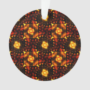 Moderne Élégant Bohème Doré Motif d'Art Abstrait #
