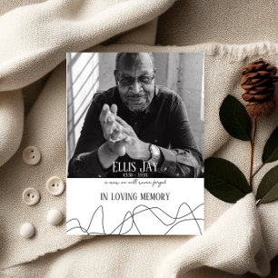 Moderne Élégant Conservation Carte de prière