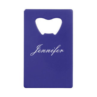 Moderne Elégant Cute Unique Deep Blue Calligraphie