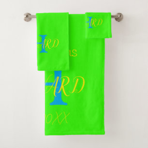 Moderne Elégant Mariage Jaune Vert néon