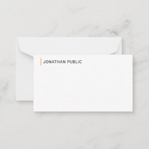 Moderne Elegant Simple Design Modèle Personnalisé