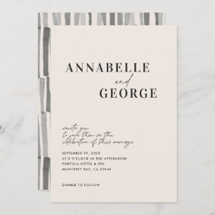 Moderne élégante typographie minimale noir et blan