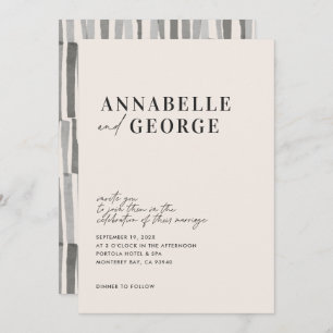 Moderne élégante typographie minimale noir et blan