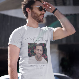 Moderne En Souvenir   T-Shirt Mémorial Photo