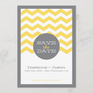 MODERNE ENREGISTRER LA DATE Invitation