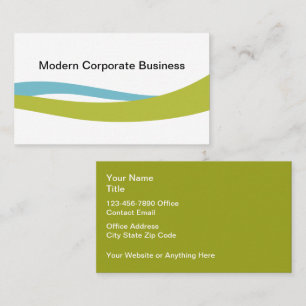 Moderne Entreprise Géométrique Gras Cartes de visi