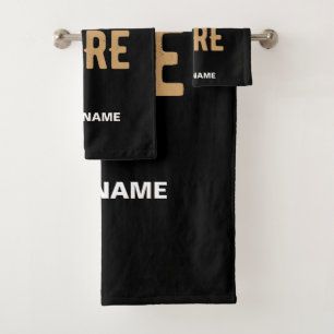 MODERNE ET MODERNE PERSONNALISABLE NOIR VÉRIFIÉ