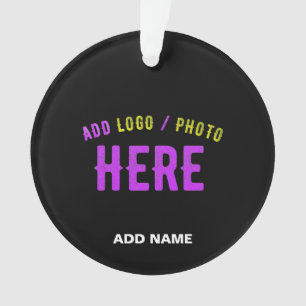 MODERNE ET MODERNE PERSONNALISABLE NOIR VÉRIFIÉ