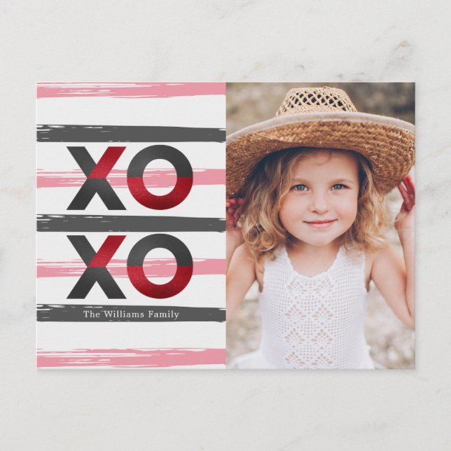 Moderne et sucré | Carte photo Valentine (Devant)