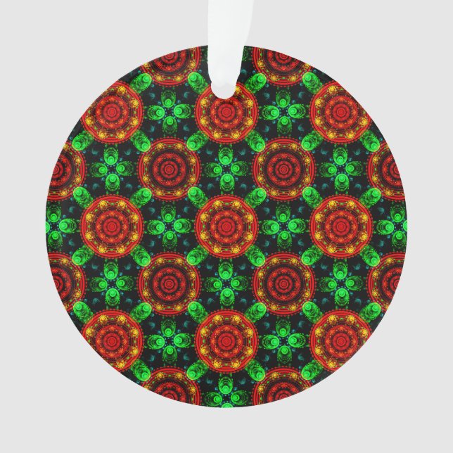 Moderne Florale Bohème Élégant Motif Abstrait #504 (devant)
