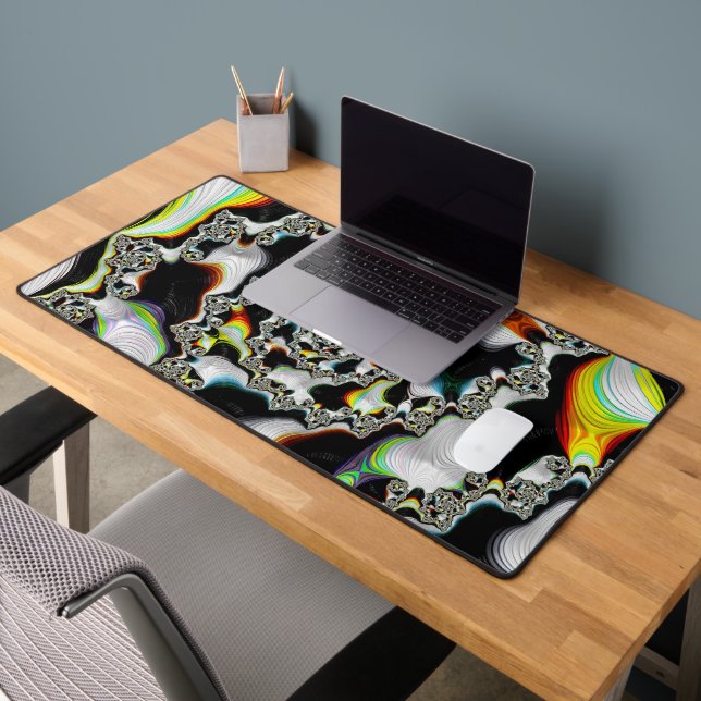 Moderne Fractale en Spirale Psychedelique Multicol (Bureau 2)