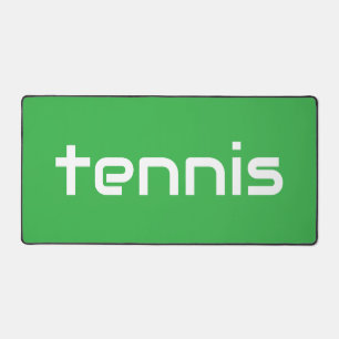 Moderne Fun Vert clair Classé Blanc TENNIS Texte