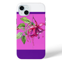 Moderne Fuschia Purple iPhone 15 Plus Coque