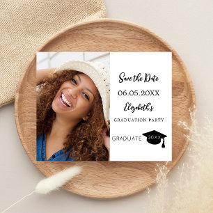 Moderne Graduation Party Enregistrer la carte Date