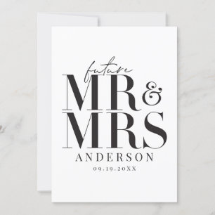 Moderne, graphique, faire-part de mariage de typog