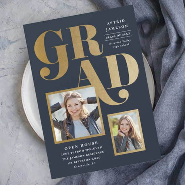 Moderne Gras Type 2 - Diplôme photo (Créateur téléchargé)