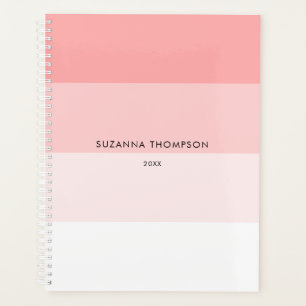 Moderne Horizontal Grille Pastel Blush Rose