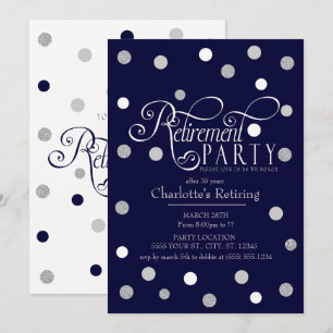 Moderne, invitations de partie de retraite de