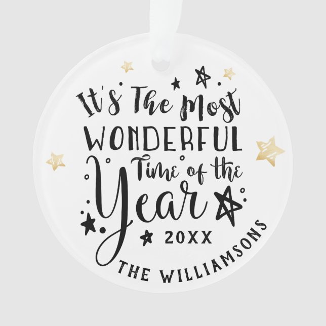 Moderne le plus merveilleux temps de l'année photo (devant)