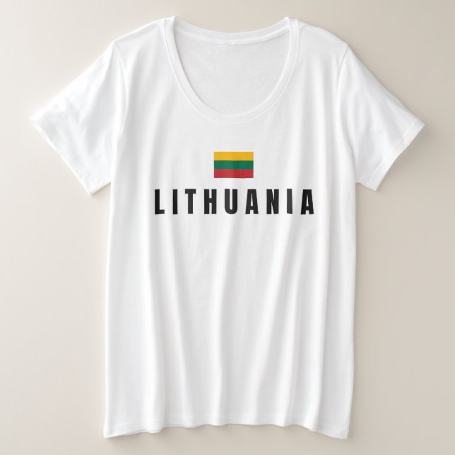 Moderne Lituanie Lietuva Drapeau Pays Souvenir (Design devant)