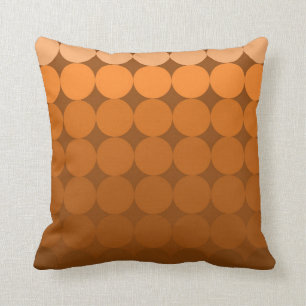 Moderne milieu du siècle mod dégradé pop coussin o