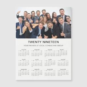moderne minimal 2019 calendriers de photo de