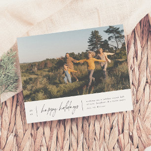 Moderne minimal Joyeux vacances Budget de Noël