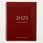 Moderne minimaliste 2024 Red Nomment Planner<br><div class="desc">2024 Modern Red and White Meeting Planner avec un design simple. Avec le lettrage minimaliste de typographie blanche,  vous pouvez ajouter vos propres informations. Un organisateur professionnel pour vous maintenir sur la bonne voie.</div>