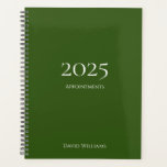 Moderne Minimaliste 2024 Simple Rendez-vous Vert<br><div class="desc">2024 Moderne simple vert et blanc Planificateur de rendez-vous avec un design simple. Avec le lettrage minimaliste de typographie blanche, vous pouvez ajouter vos propres informations. Un organisateur professionnel pour vous maintenir sur la bonne voie.</div>