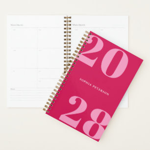 Moderne minimaliste Chic Rouge Gras Typographie